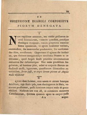 De obsessione diaboli, corporibus piorum denegata : [Progr. in fest. S. Mich.]