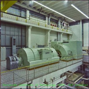 Maschinenhaus der Kompakten Natriumgekühlten Kernenergieanlage (KNK)