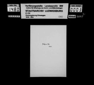Anmeldungen nicht politischer Vereine zur Eintragung in das Vereinsregister, OA Hall