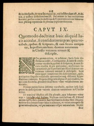Caput IX. Quomodo doctrinae huic aliquid lucis accedat, si considerentur praecipua vocabula, quibus & scriptura, & eam secuta antiquitas ...