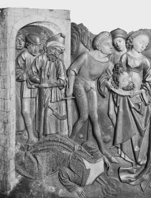Johannesaltar — Altarflügel mit Szenen aus dem Leben Johannes des Täufers — Hinrichtung Johannes des Täufers