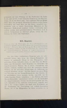 XII. Kapitel.