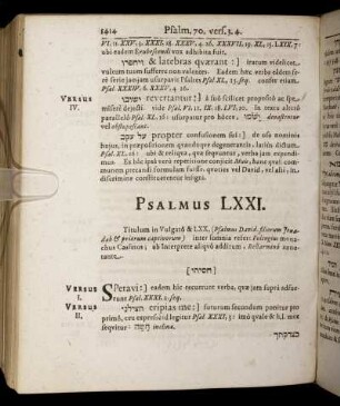 Psalmus LXXI. - Psalmus LXXII.