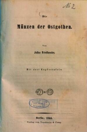 Die Münzen der Ostgothen