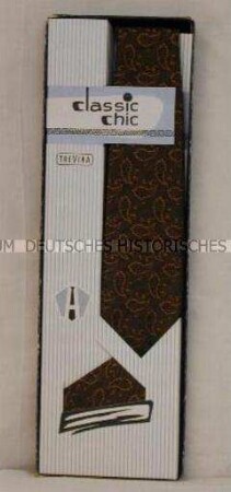 Krawatte und Einstecktuch (Original-Geschenkverpackung)