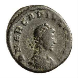 Münze, Aes 4, 383 - 408 n. Chr.