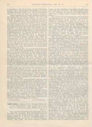 403-405 [Rezension] Kohut, Geo. Alex. (Ed.), Semitic studies in memory of Alexander Kohut