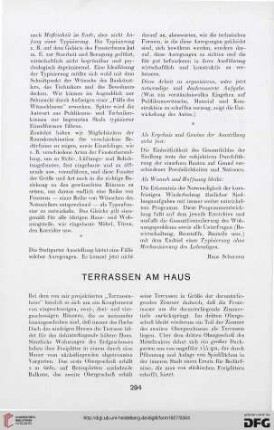 2: Terrassen am Haus