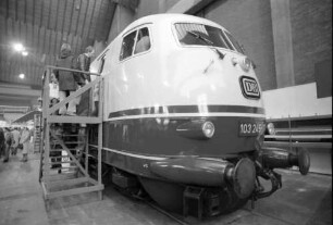 Basel (Schweiz): E-Lok der Deutschen Bundesbahn