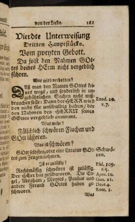 161-168, Vierdte - fuenffte Unterweisung