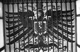 Lindau: Reichsadler an der Decke des Saales im Stadttheater