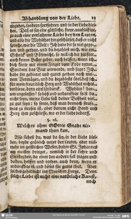 $. 26. Welches ohne Gottes Gnade niemand thun kan