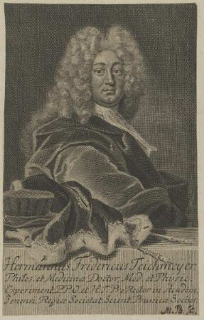Bildnis des Hermannus Fridericus Teichmeyer