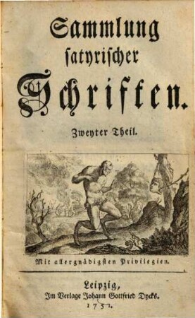 Sammlung satyrischer Schriften, 2