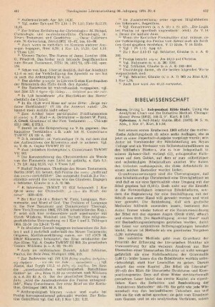412-414 [Rezension] Jensen, Irving L.,Ephesians
