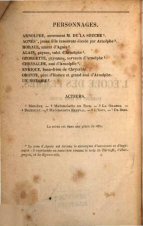 Oeuvres de Molière avec les notes de tous les commentateurs publiées par L[ouis] Aimé-Martin. 2