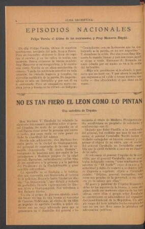 Felipe Varela, el último de los montoneros, y Fray Mamerto Esquiú : Episodios nacionales