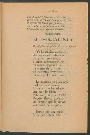 El socialista