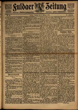 Ausgabe vom Montag, den 06. Februar 1905.