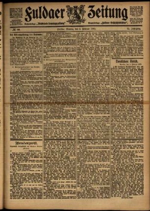 Ausgabe vom Montag, den 06. Februar 1905.