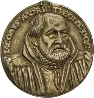 Medaille von Tobias Wolff auf den Theologen Jakob Andreä, 1577