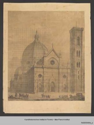 Fassadenentwurf für den Dom von Florenz nach Niccolò Matas