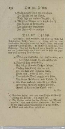 Der 102. Psalm