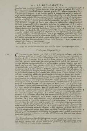 CXCIV. Privilegium Chilperici Regis.