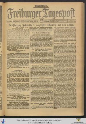 23.11.1918 (Abendblatt)