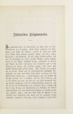 Altdeutsches Religionswesen