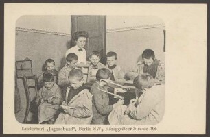 Ansichtskarte Kinderhort "Jugendbund", Königgrätzer Straße 106