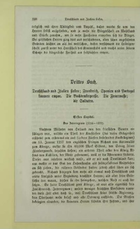 Erstes Kapitel. Das Interregnum (1254 - 1273)