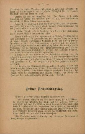 Dritter Verhandlungstag