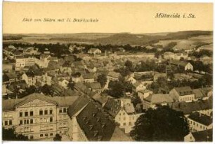 Mittweida. Blick auf Mittweida