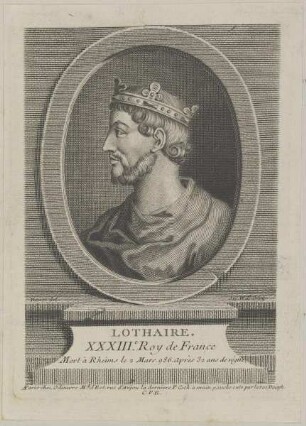 Bildnis des Lothaire de France