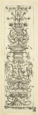 Hochfüllung mit Grotesken- und Kandelaberornament