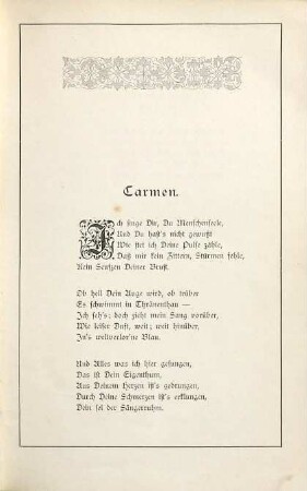 Meine Ruh' von Carmen Sylva : Mit 1 Titelbild