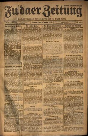 Ausgabe vom Donnerstag, den 01. Januar 1925.