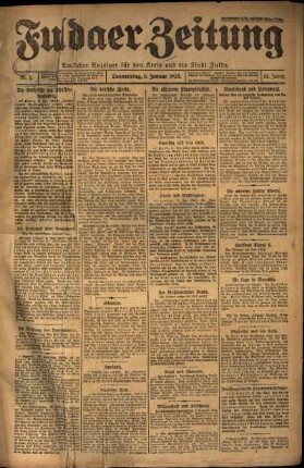 Ausgabe vom Donnerstag, den 01. Januar 1925.