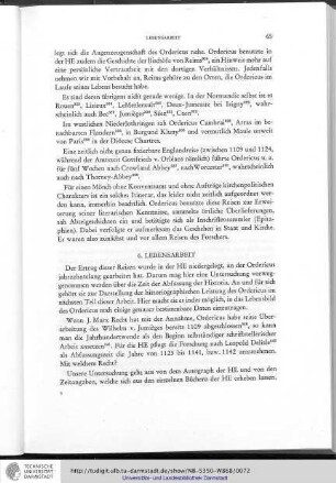 6. Lebensarbeit