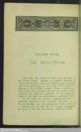 Fourth room. The Silver-Room