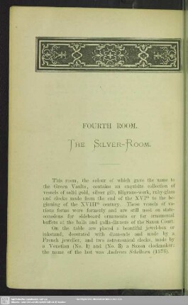 Fourth room. The Silver-Room