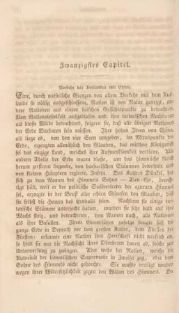 Zwanzigstes Capitel.