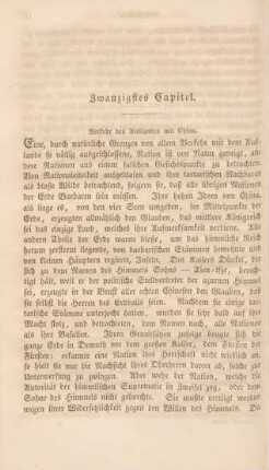 Zwanzigstes Capitel.