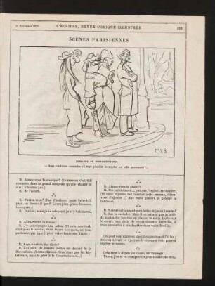 Scènes parisiennes