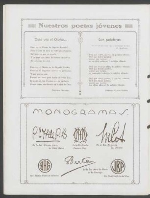 Nuestros poetas jóvenes