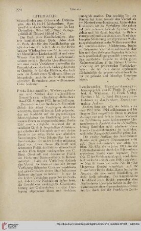 Literatur / [Notizen] / Kunstmarkt