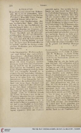 Literatur / [Notizen] / Kunstmarkt