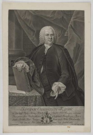 Bildnis des Johann Christoph Klein