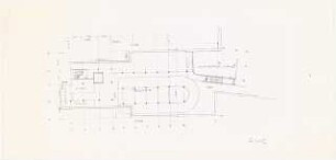 Hotel Budapester Straße/Burggrafenstraße (»Schweizerhof«), Berlin-Tiergarten Erweiterung: Schwimmbad: Grundriss 2. Untergeschoss [1:100]